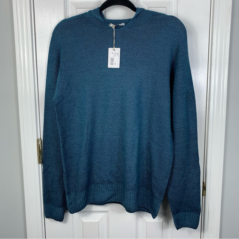 Fradi Hooded Sweater Virgin Wool Size Medium